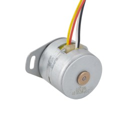 Φ20x18.2mm PM Rotary Stepper Motor 20PM20L01 18deg 5.88mN.m 0.5A 4 Wires