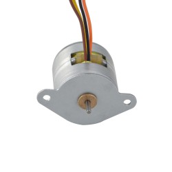 Φ20x18.5mm PM Rotary Stepper Motor 20PM20L02 18deg 12.25mN.m 0.69A 4 Wires