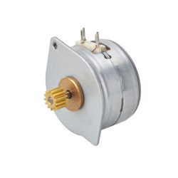 Φ25x16mm PM Rotary Stepper Motor 25PM24L01 15deg 12.25mN.m 0.275A 4 Wires
