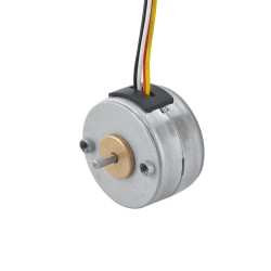 Φ25x15mm PM Rotary Stepper Motor 25PM48L01 7.5deg 14.7mN.m 0.5A 4 Wires