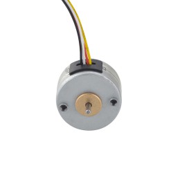 Φ25x15mm PM Rotary Stepper Motor 25PM48L01 7.5deg 14.7mN.m 0.5A 4 Wires