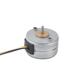 Φ25x15mm PM Rotary Stepper Motor 25PM48L01 7.5deg 14.7mN.m 0.5A 4 Wires
