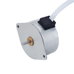 Φ42x23.5mm PM Stepper Motor 42PM48L01 7.5deg 68.6mN.m 0.6A 4 Wires