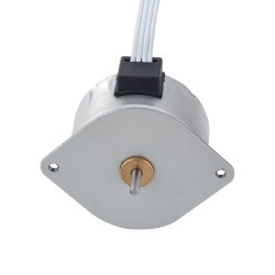 Φ42x23.5mm PM Stepper Motor 42PM48L01 7.5deg 68.6mN.m 0.6A 4 Wires