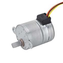 Φ25x30.5mm PM Geared Stepper Motor 25PM48L01-SG100 100:1 Spur Gearbox