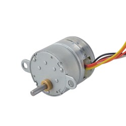 Φ25x25mm PM Gear Stepper Motor 25PM48M01-SG10 10:1 Spur Gearbox