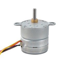 Φ25x25mm PM Gear Stepper Motor 25PM48M01-SG10 10:1 Spur Gearbox