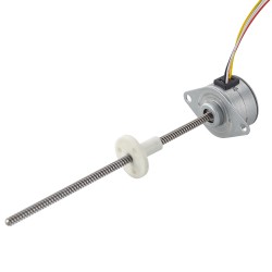 Φ25x15.7mm PM External Linear Stepper Motor 25LN24M01-145 Lead 2.44mm/0.096" Length 110mm