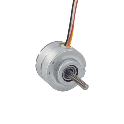 Φ25x15.6mm PM Non-Captive Precision Linear Stepper Motor 25LN24M01-233 Lead 1mm/0.039