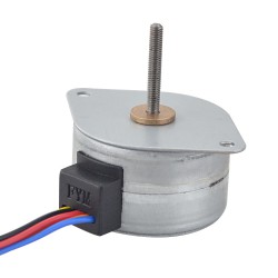 Φ35x22mm PM External Linear Stepper Motor Precision 35LN24M01-122 Lead 0.5mm/0.0197