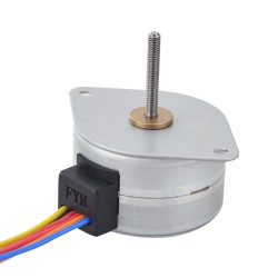 Φ35x22mm PM External Precision Linear Stepper Motor 35LN48M02-122 Lead 0.5mm/0.0197