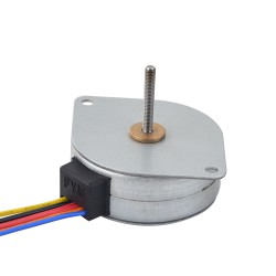 Φ42x16.5mm PM External Precision Linear Stepper Motor 42LN48S01-122 Lead 0.5mm/0.0197