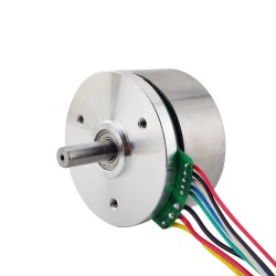 Ф61.2x34mm External Rotor Motor 60BLE34-24-01 24V 3740RPM 0.284Nm 100W 5.3A