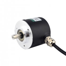 360 CPR Incremental Rotary Encoder ISC5208-001G-360BZ3 ABZ 3-Channel 8mm Solid Shaft