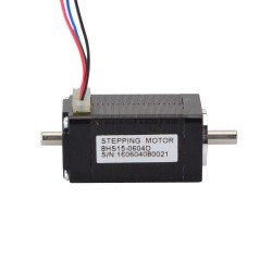 Nema 8 Dual Shaft Stepper Motor 8HS15-0604D 0.6A 4Ncm 6V 4 Wires