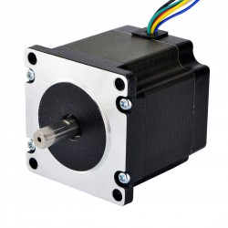 Nema 23 Dual Shaft Stepper Motor 23HS22-1006D 7.4V 1.8 deg 90Ncm 6 Wires