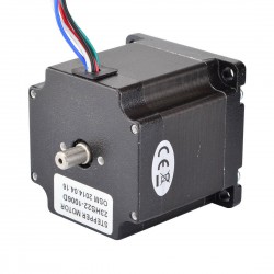Nema 23 Dual Shaft Stepper Motor 23HS22-1006D 7.4V 1.8 deg 90Ncm 6 Wires
