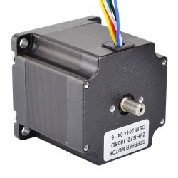 Nema 23 Dual Shaft Stepper Motor 23HS22-1006D 7.4V 1.8 deg 90Ncm 6 Wires