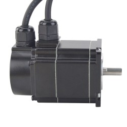 Nema 23 Waterproof Closed Loop Stepper Motor 23E1KIP65-12 P Series IP65 1.2Nm with Encoder 1000CPR