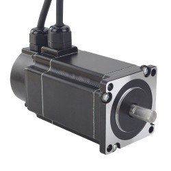 Nema 24 Waterproof Closed Loop Stepper Motor 24E1KIP65-30 P Series IP65 3Nm with Encoder 1000CPR