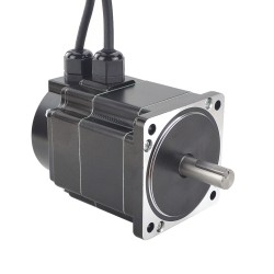 Nema 34 Waterproof Closed Loop Stepper Motor 34E1KIP65-45 P Series IP65 4.5Nm with Encoder 1000CPR