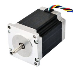 Nema 23 Dual Shaft Stepper Motor 23HS30-3006D 3V 1.8 deg 1.35Nm 6 Wires