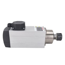 Air Cooled Square AC Spindle Motor GDZ93×82-2.2B4 220V 2.2KW 10A 18000RPM 300Hz ER25 Collet