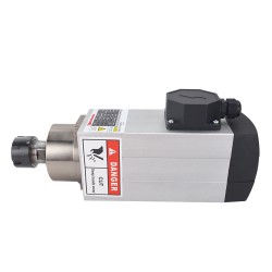 Air Cooled Square AC Spindle Motor GDZ93×82-2.2B4 220V 2.2KW 10A 18000RPM 300Hz ER25 Collet