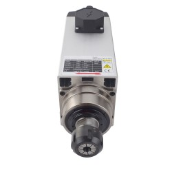 Air Cooled Square AC Spindle Motor GDZ120×103-6.0C4 380V 6.0KW 18000RPM 300Hz ER32 Collet