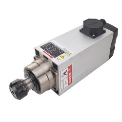 Air Cooled Square AC Spindle Motor GDZ120×103-6.0C4 380V 6.0KW 18000RPM 300Hz ER32 Collet