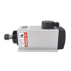 Air Cooled Square AC Spindle Motor GDZ105×102L-3.5C4 380V 3.5KW 18000RPM 300Hz ER20 Collet