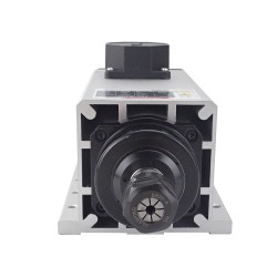 Air Cooled Square AC Spindle Motor GDZ105×102L-3.5C4 380V 3.5KW 18000RPM 300Hz ER20 Collet