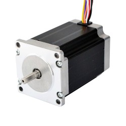 Nema 23 Dual Shaft Stepper Motor 23HS33-4008D Uni/Bipolar 1.8 deg 2.83Nm 8 Wires