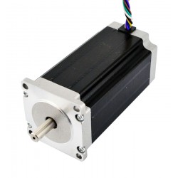 Nema 23 Dual Shaft Stepper Motor 23HS45-3008D Unipolar/Bipolar 1.8 deg 2.5Nm 8 Wires