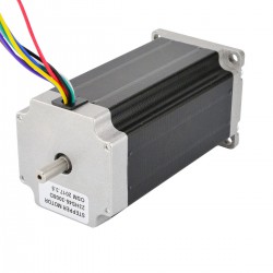 Nema 23 Dual Shaft Stepper Motor 23HS45-3008D Unipolar/Bipolar 1.8 deg 2.5Nm 8 Wires