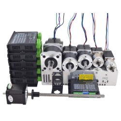 AR3 Open Source Robot Package Kit with Stepper Motor, Driver, Power Supply and Bracket