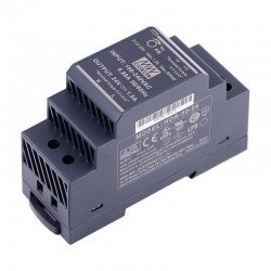 Meanwell HDR-30-24 36W 24VDC 1.5A Ultra Slim Step Shape DIN Rail Power Supply