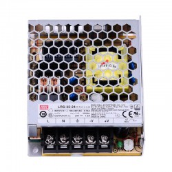 MeanWell LRS-35-24 Enclosed Switching Power Supply 24VDC 35W 1.5A