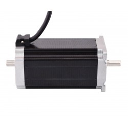 Nema 23 Dual Shaft Stepper Motor 23HS45-4204D 3.78V 1.8 deg 3Nm 4 Wires