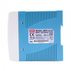 MeanWell MDR-10-24 DIN Rail Power Supply 24VDC 0.42A 10W