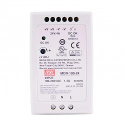 Meanwell MDR-100-24 DIN Rail Power Supply 100W 24VDC 4A