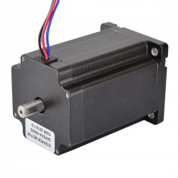 Nema 24 Dual Shaft Stepper Motor 24HS34-3504D 3.85V 3.1Nm 4 Wires