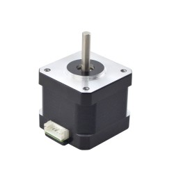 5PCS E Series Nema 17 Stepper Motor 5-17HE15-1504S 42Ncm 4 Wires with 1m Cable & Connector