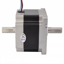 Nema 34 Dual Shaft Stepper Motor 34HS26-2006D 1.8 deg 4.4V 2.2Nm 6 Wires