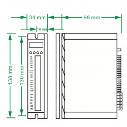 Nema 23 Closed Loop Stepper Motor Kit 2.0 Nm with Driver & Cable