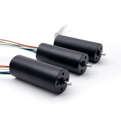 20Pcs Φ16mm 12/24V Brushless Coreless DC Motor TBC1640 0.05kg.cm 2.7W-7.6W Shaft 2mm