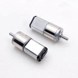 20Pcs Φ15.5mm 6V/12V Brushed DC Gearmotor PMDC Motor GM16-030PA With Reduction Ratio 18~336 Spur Gearbox