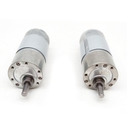 20Pcs Φ37mm 12V/24V Brushed DC Gearmotor GM37-555 with Reduction Ratio 6~810 Spur Gearbox