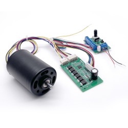 20Pcs 12V/24V Brushless DC Motor + BLDC Motor Drive Kit TEC4266 500g.cm 21/24W 4500RPM