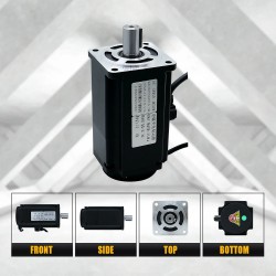 400W/600W/750W/1000W AC Servo Motor & Driver Kit 110V / 220V 1.27Nm-3.8Nm For CNC And PLC Systems